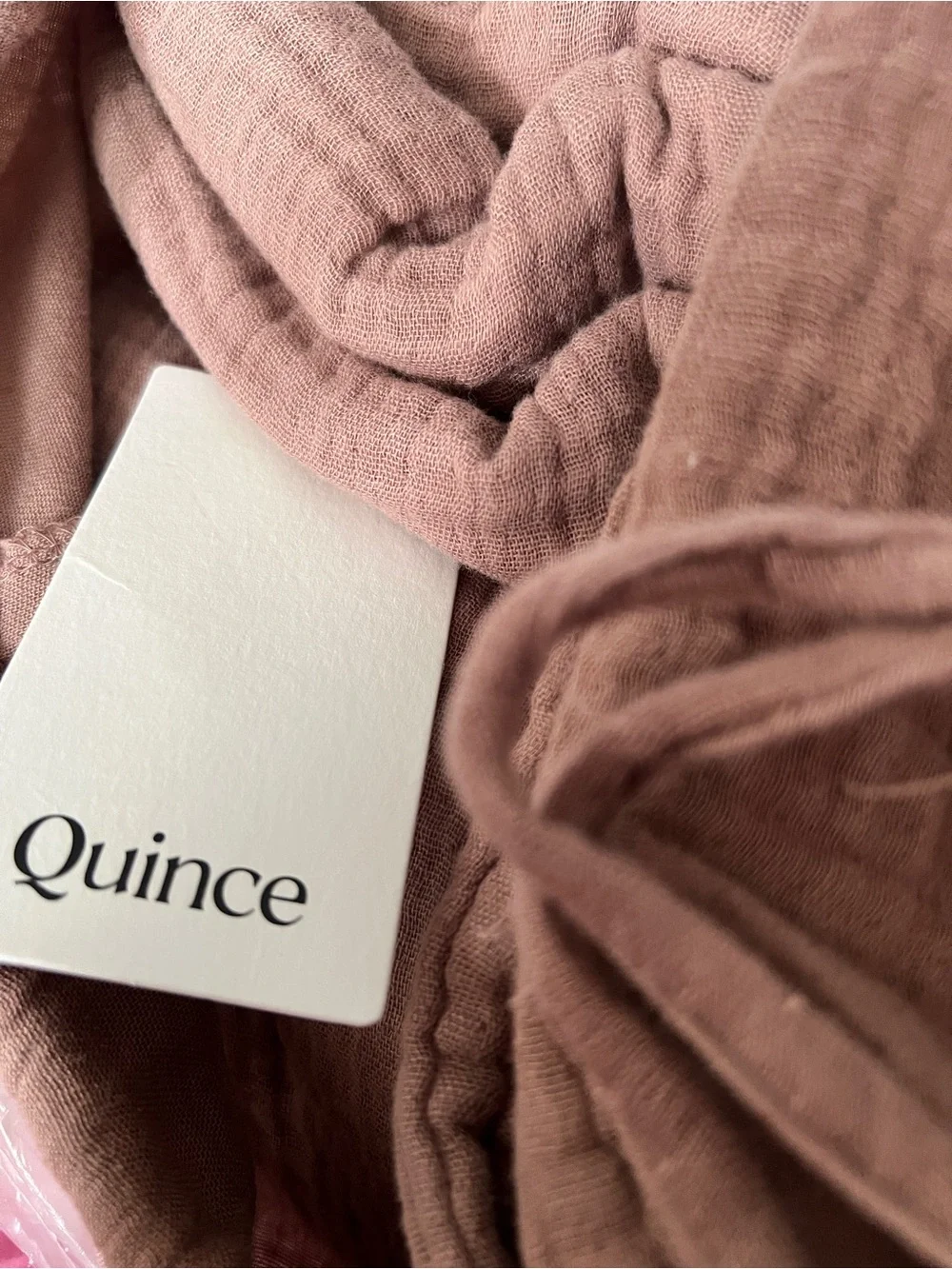 Quince Organic Cotton Airy Gauze Duvet Cover Set in Fig- King